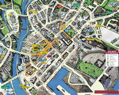 map galway county|map of galway city centre.